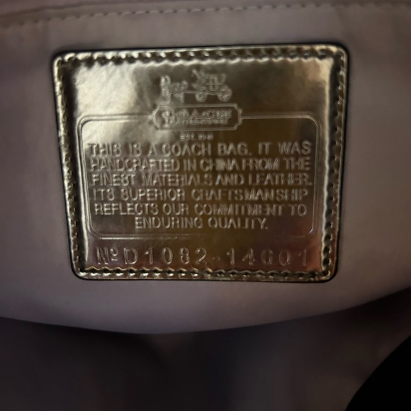 Y2K Coach Exotic Madison Embossed Croc Leather Carryall Satchel | Black | 14601 - Picture 3 of 4